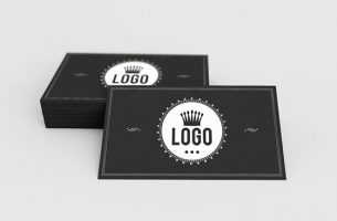 Luxury business card mockup