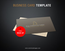 Free Business Card Mockup Template