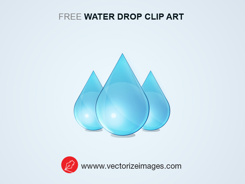 free water drop clip art