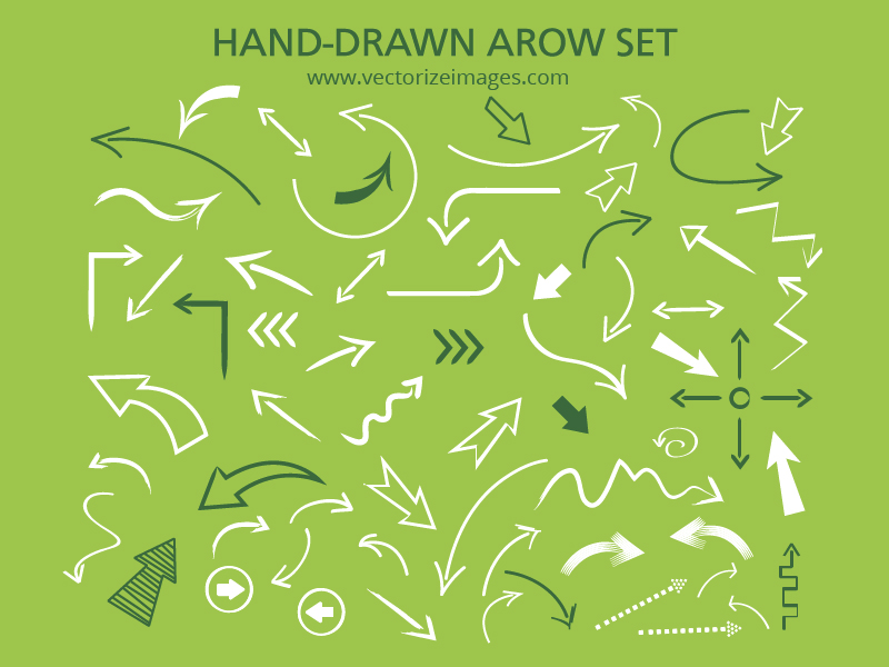 Free Hand-drawn Arrow Set
