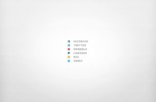 Mini social network icons