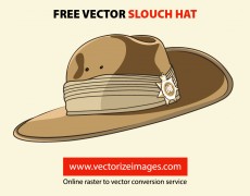Free Vector Slouch Hat