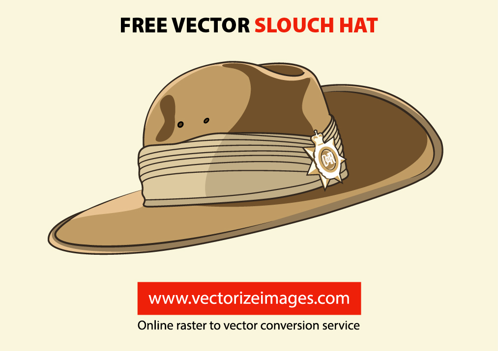 Free Vector Slouch Hat
