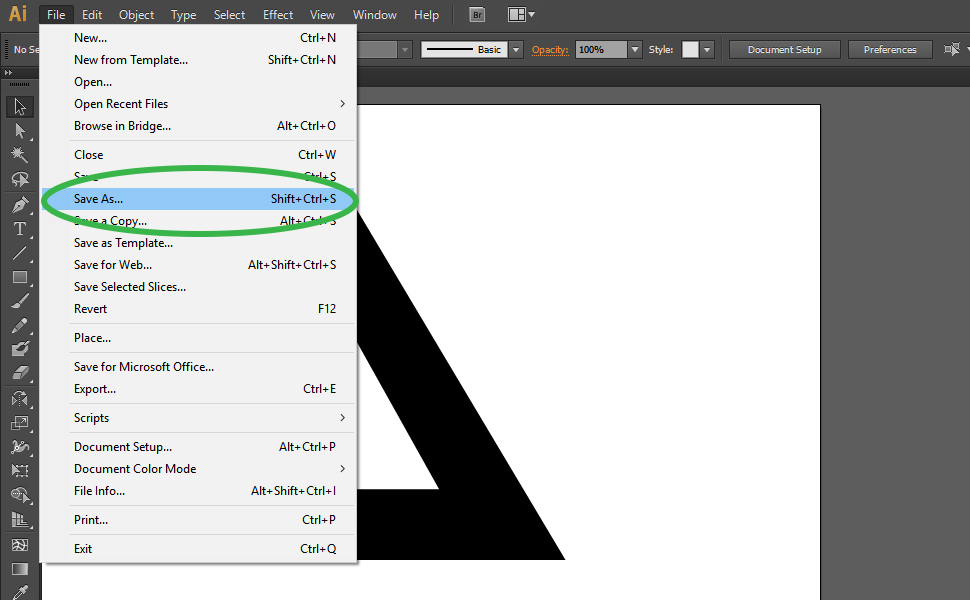   How to digitize a drawing in Illustrator step 7