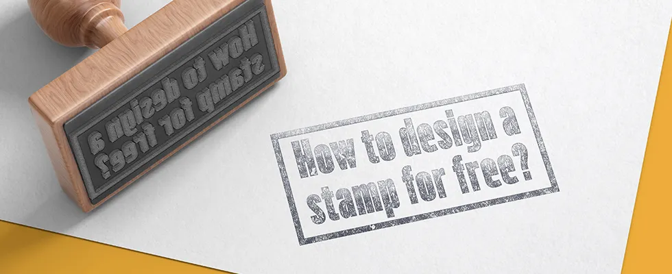 How to design a stamp for free