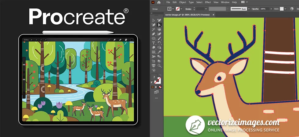 Procreate - Vectorize for Perfectly Scalable Art